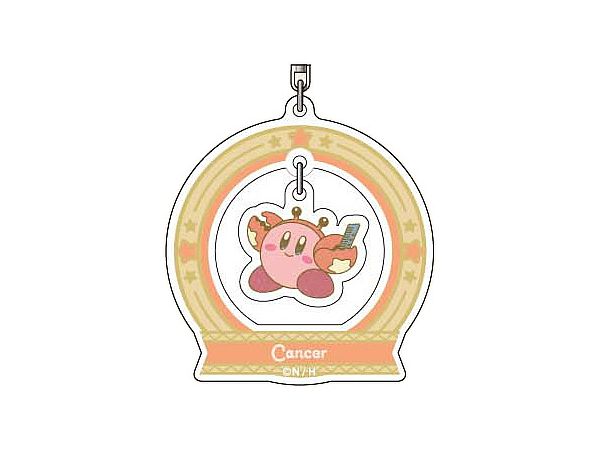 Kirby: KIRBY Horoscope Collection Yuratto Acrylic Keychain 04 Cancer / YAK