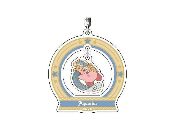 Kirby: KIRBY Horoscope Collection Yuratto Acrylic Keychain 11 Aquarius / YAK