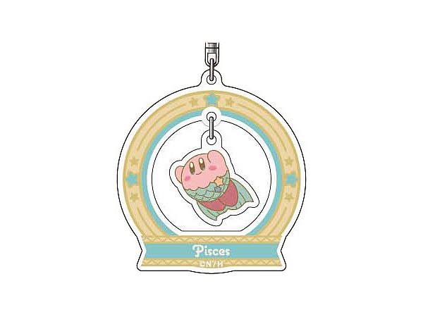 Kirby: KIRBY Horoscope Collection Yuratto Acrylic Keychain 12 Pisces / YAK
