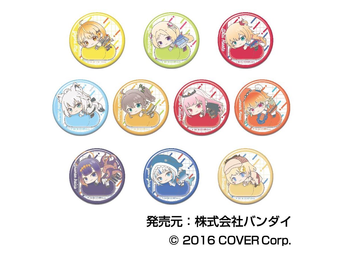 hololive production: hug meets Can Badge B BOX: 1Box (10pcs)