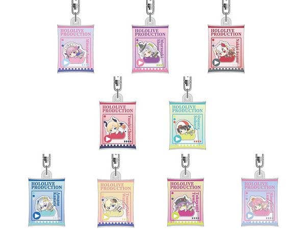 hololive production: hug meets Air Fluffy Keychain D BOX 1Box 9pcs