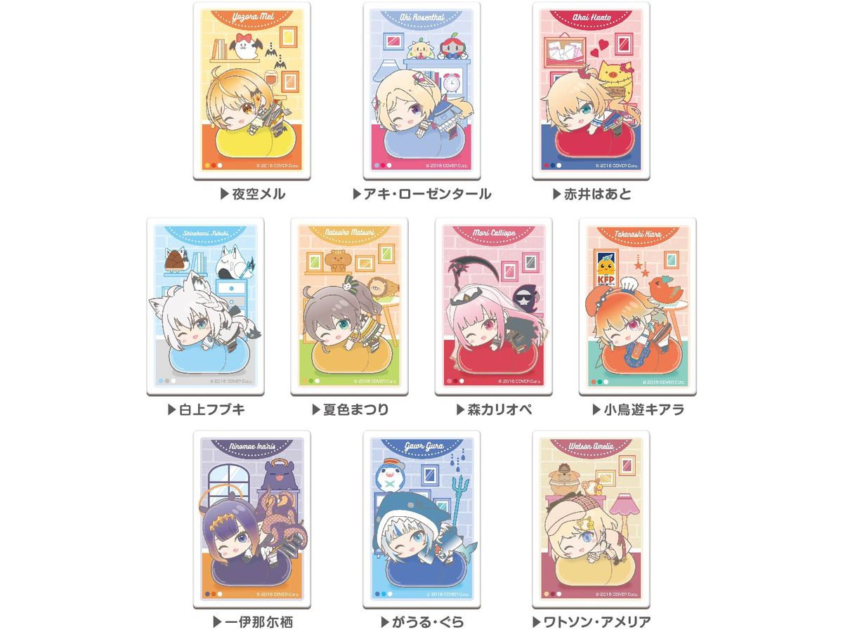 hololive production: hug meets Square CAN Badge B BOX: 1Box (10pcs)