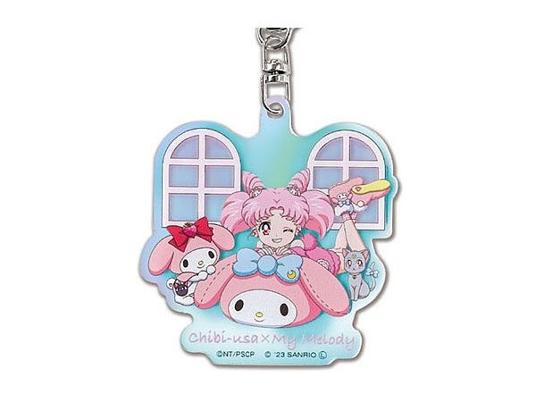 Sailor Moon Series x Sanrio Characters: Acrylic Keychain Aurora TYPE02 Chibiusa x My Melody