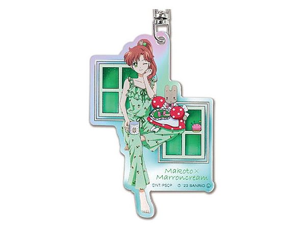 Sailor Moon Series x Sanrio Characters: Acrylic Keychain Aurora TYPE05 Makoto Kino x Marroncream