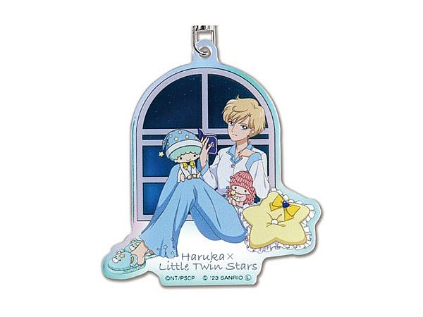 Sailor Moon Series x Sanrio Characters: Acrylic Keychain Aurora TYPE07 Haruka Tenoh x Little Twin Stars