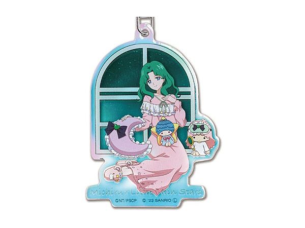 Sailor Moon Series x Sanrio Characters: Acrylic Keychain Aurora TYPE08 Michiru Kaioh x Little Twin Stars