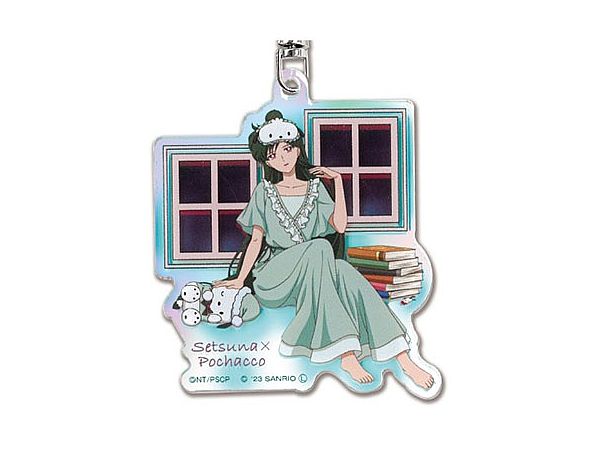 Sailor Moon Series x Sanrio Characters: Acrylic Keychain Aurora TYPE09 Setsuna Meioh x Pochacco
