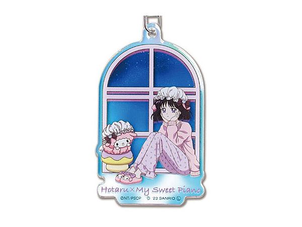 Sailor Moon Series x Sanrio Characters: Acrylic Keychain Aurora TYPE10 Hotaru Tomoe x My Sweet Piano