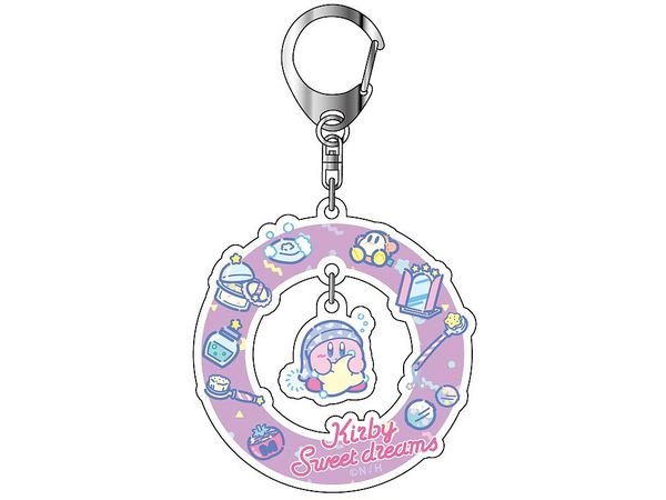 Kirby: Sweet dreams Yuratto Acrylic Keychain 02 Purple