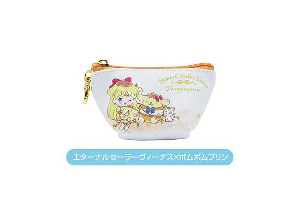 Sailor Moon Cosmos The Movie x Sanrio Characters: Earphone Pouch 05 Eternal Sailor Venus x Pompompurin