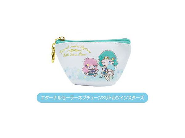 Sailor Moon Cosmos The Movie x Sanrio Characters: Earphone Pouch 08 Eternal Sailor Neptune x Little Twin Stars