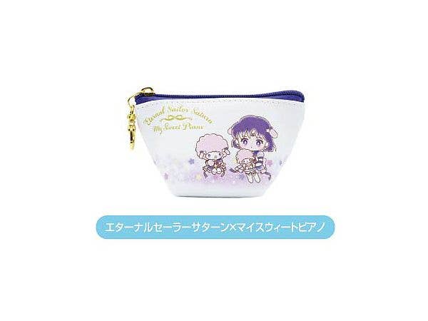Sailor Moon Cosmos The Movie x Sanrio Characters: Earphone Pouch 10 Eternal Sailor Saturn x My Sweet Piano