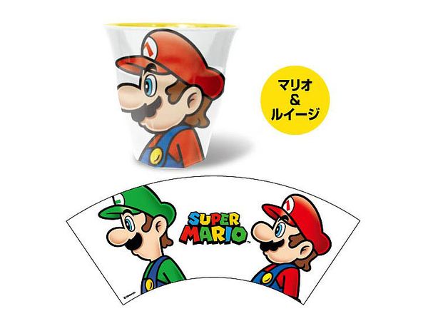 Super Mario Melamine Cup 2401 Mario & Luigi (Reissue)