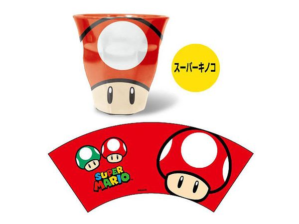 Super Mario Melamine Cup 2402 Super Mushroom (Reissue)