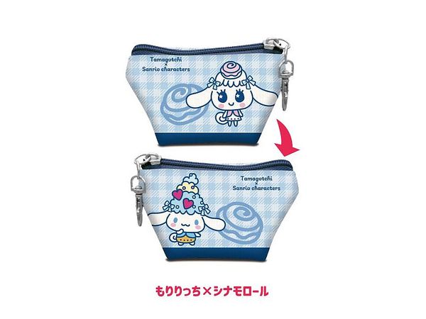 Earphone Pouch Tamagotchi x Sanrio Characters 03 Morritchi x Cinnamoroll