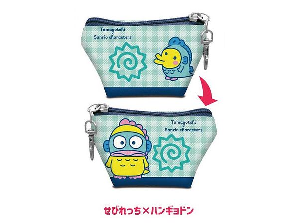 Earphone Pouch Tamagotchi x Sanrio Characters 05 Sebirecchi x Hangyodon