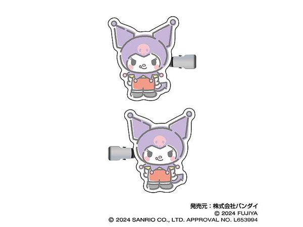 PEKO x Sanrio Characters: Hair Clip Vol.1 06 Kuromi
