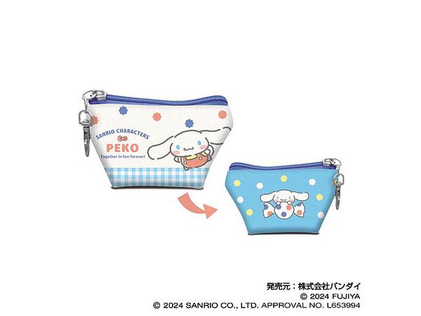 PEKO x Sanrio Characters: Earphone Pouch 04 Cinnamoroll
