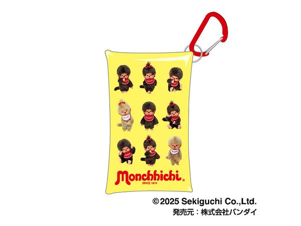 Monchhichi: Multi Clear Case S Size Monchhichi 04 All Over Pattern