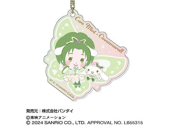 Yes! Precure 5 GoGo! x Sanrio Characters: Aurora Acrylic Key Chain 04 Cure Mint x Cinnamoroll
