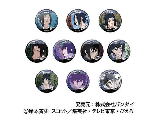 Naruto Shippuden: Memory Can Badge Uchiha Sasuke Box 1 Box 10Pcs