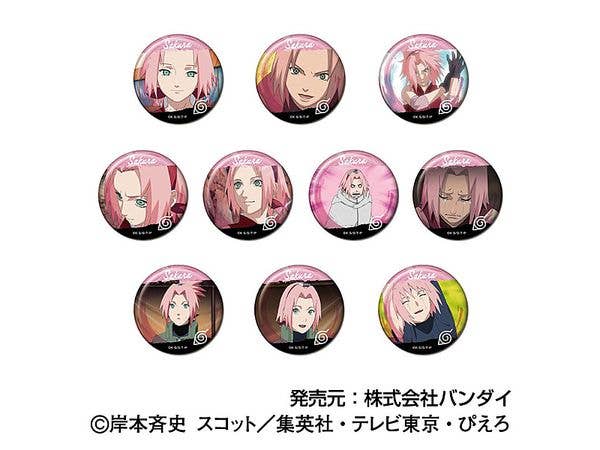 Naruto Shippuden: Memory Can Badge Haruno Sakura Box 1 Box 10Pcs