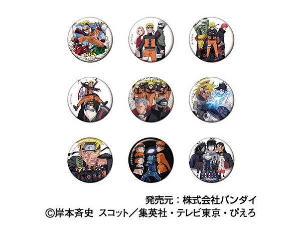 Naruto Shippuden: Can Badge Naruto 72 Series: 1Box (9pcs)