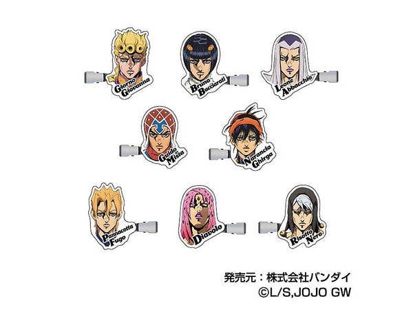 JoJo's Bizarre Adventure: Golden Wind Collection Hair Clips: 1Box (10pcs)