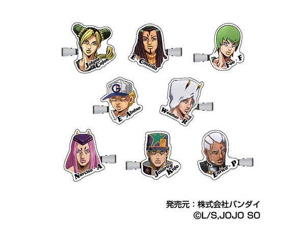 JoJo's Bizarre Adventure: Stone Ocean Collection Hair Clips: 1Box (10pcs)