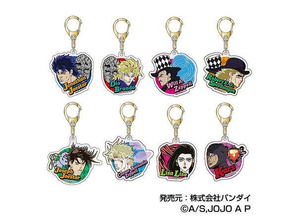 JoJo's Bizarre Adventure: Phantom Blood / Battle Tendency Vol.2 Aurora Acrylic Keychain: 1Box (8pcs)