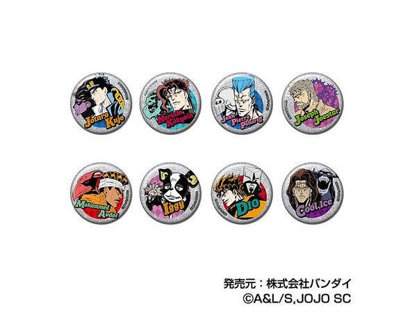 JoJo's Bizarre Adventure: Stardust Crusaders Vol.2 Glitter Can Badge: 1Box (8pcs)