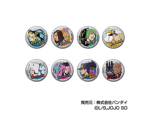 JoJo's Bizarre Adventure: Stone Ocean Vol.2 Glitter Can Badge: 1Box (8pcs)