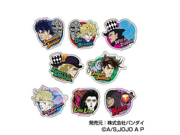 JoJo's Bizarre Adventure: Phantom Blood / Battle Tendency Sparkly Device Stickers: 1Box (16pcs)
