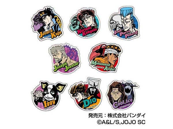 JoJo's Bizarre Adventure: Stardust Crusaders Sparkly Device Stickers: 1Box (16pcs)