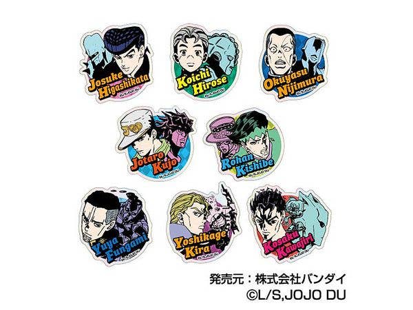 JoJo's Bizarre Adventure: Diamond Is Unbreakable Sparkly Device Stickers: 1Box (16pcs)