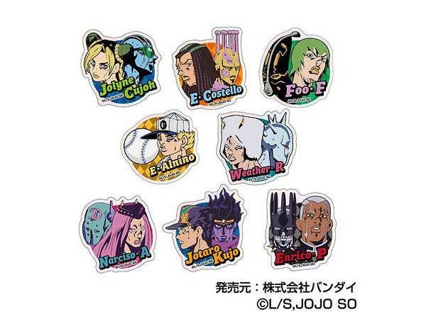 JoJo's Bizarre Adventure: Stone Ocean Sparkly Device Stickers: 1Box (16pcs)