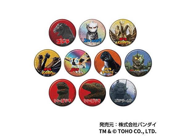 Godzilla: Glitter Can Badge 1 Box 10Pcs