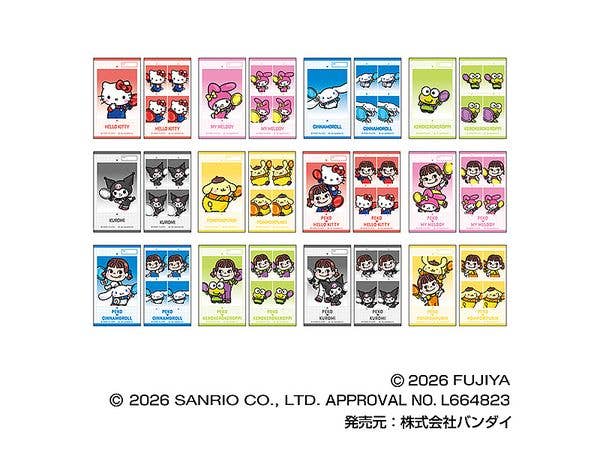 Peko x Sanrio Characters: Memory Cut Sticker Id Photo Vol.2 1 Box 12Pcs