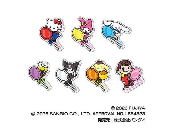 Peko x Sanrio Characters: Character Clips 1 Box 7 Pieces