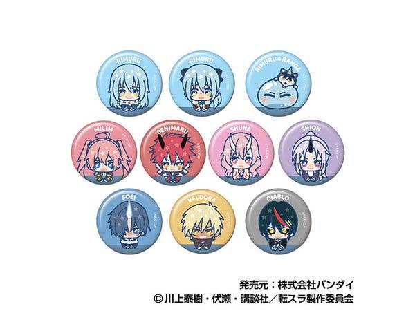 That Time I Got Reincarnated As A Slime: Can Badge Piccolise: 1Box (10pcs)