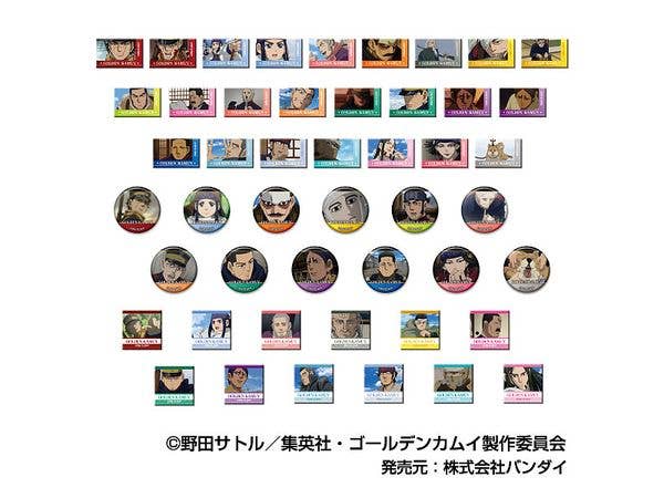 Golden Kamuy: Various Petit Can Badges 1 Box 48Pcs