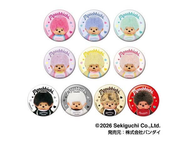 Monchhichi: Can Badge Vol.2 1 Box 10Pcs