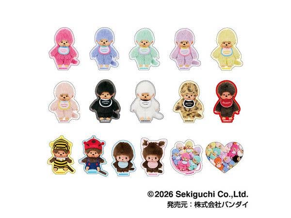 Monchhichi: Device Stickers Vol.2 1 Box 16Pcs