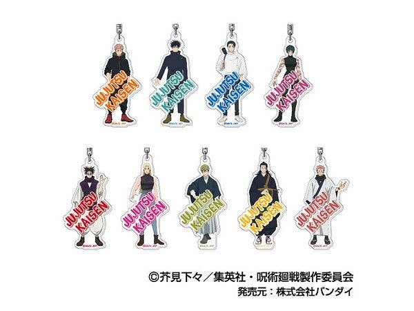 Tv Anime Jujutsu Kaisen:  The Culling Game: Acrylic Keychain 1 Box 9 Pieces