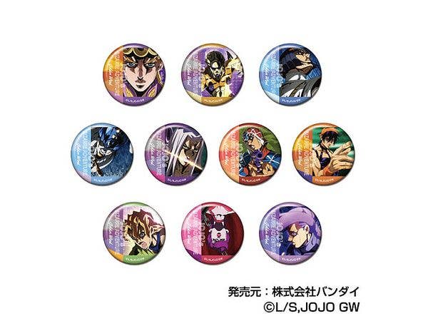 JoJo's Bizarre Adventure: Memory Can Badge JoJo's Bizarre Adventure Golden Wind 1Box 10pcs