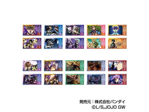 JoJo's Bizarre Adventure: Memory Cut Stickers JoJo's Bizarre Adventure Golden Wind 1Box 10pcs