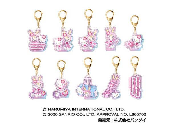 Sanrio: Aurora Acrylic Keychain - Mezzo Piano x Hello Kitty Vol. 2: 1Box (10pcs)