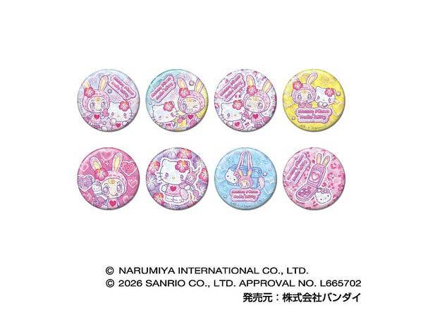 Sanrio: Kiratto CAN Badge Mezzo Piano x Hello Kitty 1 Box (8 pieces)