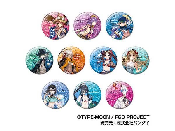 Fate/Grand Order: Glitter Can Badge D Box 1Box 10pcs