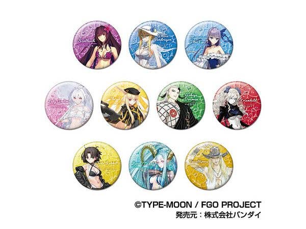 Fate/Grand Order: Glitter Can Badge F Box 1Box 10pcs